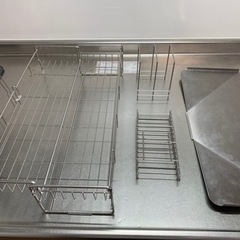 水切りラック/ベルメゾン/キッチン用品/伸縮可能