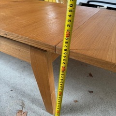 木製テーブル　可変　
の画像