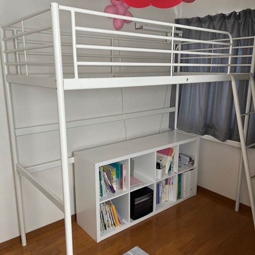 IKEA イケア SVÄRTA スヴェルタ ロフトベッドフレーム 白 