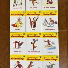 美品 おさるのジョージ　幼児英語本12冊セットの画像