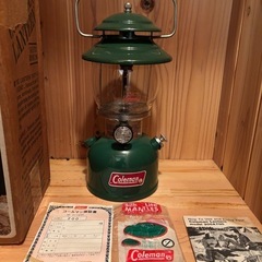 新品未使用コールマンビンテージランタン200A（緑）
