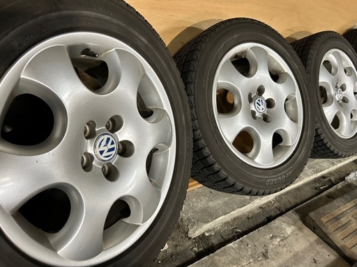 フォルクスワーゲン　アルミホイール　スタッドレス　タイヤ