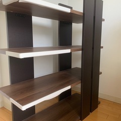 【激安で売ります】元値17000円の木製棚の画像