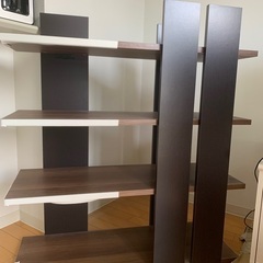 【激安で売ります】元値17000円の木製棚の画像