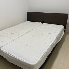 引き取り限定】本日引き取り限定❗️無印良品ベッドフレーム
