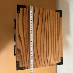 【昭和　レトロ】　小引き出し　小物入れ　貴重品入れ　木製　ツタ柄の画像
