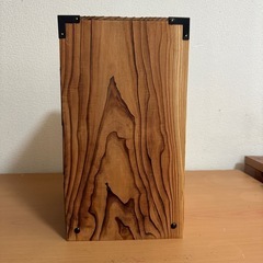 【昭和　レトロ】　小引き出し　小物入れ　貴重品入れ　木製　ツタ柄の画像