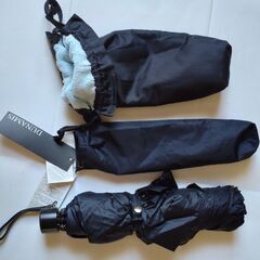 新品未使用 折りたたみ傘　日傘　収納袋付き　紫外線カット　UVカットの画像