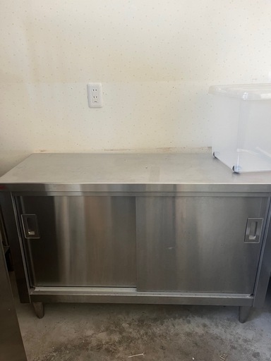 ステンレス　収納作業台　マルゼン