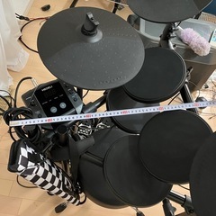 MEDELI 電子ドラム DD-401J DIY KIT イス、ヘッドフォン、アンプ、電子ドラムセット　おまけ付きの画像