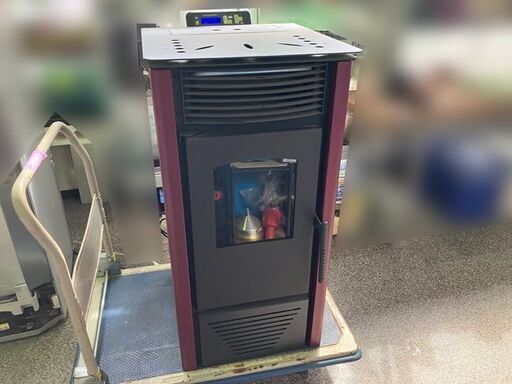 【 ペレットストーブ 】暖房 最高出力6Kw NB-PS ハンクス暖房器具 リモコン付き ☆ほぼ未使用