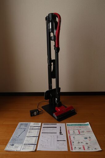 日立 コードレスクリーナー 2019年製 レッド 充電式掃除機 動作確認済 約5kg PV-BHL1000J【ダストケース別途必要】