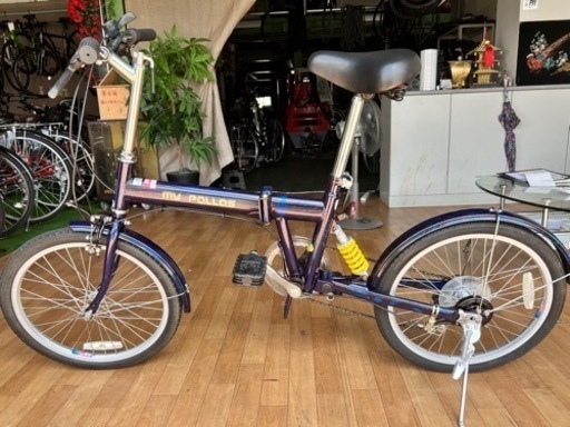 No.205 MYPALLAS(マイパラス) 折畳セミファットバイク 20インチ シマノ製 6段ギア整備済み