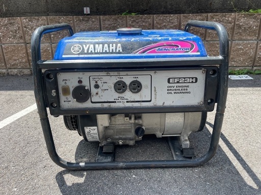 ★中古☆ヤマハ YAMAHA スタンダードガソリン発電機 EF23H 100V 23A 2.3kVA 60Hz