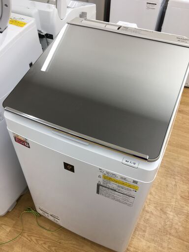 ★ジモティ割あり★ SHARP　シャープ 洗濯機 ES-PW8E 8kg 21年製 動作確認／クリーニング済み SJ6551