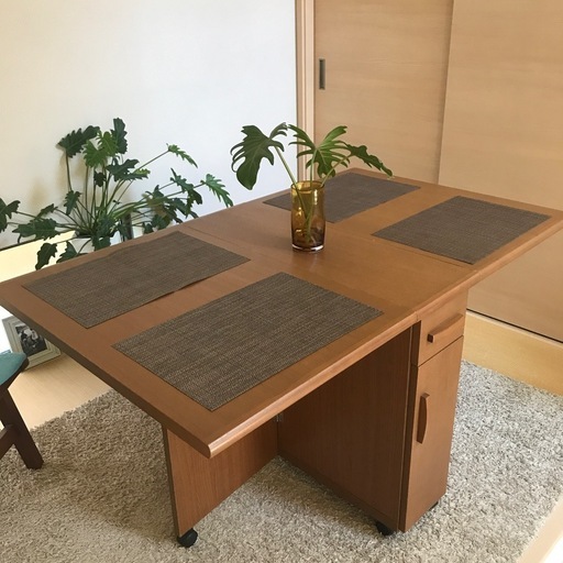 10/10まで！北欧風木製バタフライテーブル
