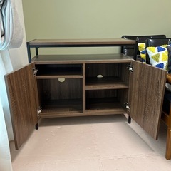 収納棚(テレビ台) 色:ブラウンの画像