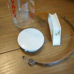 麦茶　水筒　昭和時代のレトロな可愛いパイレックスサーバー1.2L　耐熱ガラスポット　水入れ　食器　こいつを洗った時にやっとおれの人生が始まるんだッ！　分解可能の画像