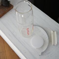 麦茶　水筒　昭和時代のレトロな可愛いパイレックスサーバー1.2L　耐熱ガラスポット　水入れ　食器　こいつを洗った時にやっとおれの人生が始まるんだッ！　分解可能の画像