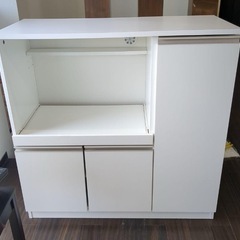 ニトリ レンジ台 フォルム RE9090 食器棚 　の画像