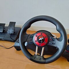 レーシングハンドル＋ペダル  PC/Switch/PS3/PS4...