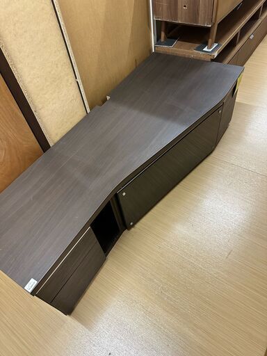 【U2265】★TV台 ブラウン センターガラス