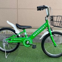 リヤタイヤ新品 18インチ 自転車 子供用 モトクロス風　の画像