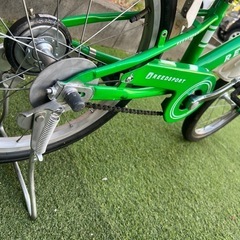 リヤタイヤ新品 18インチ 自転車 子供用 モトクロス風　の画像