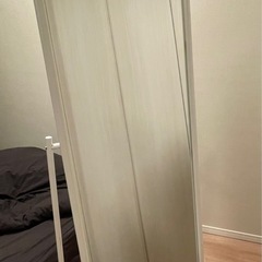 スタンドミラー白(IKEA)