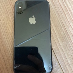 iPhoneXs 64GB ブラック 背面割れあり