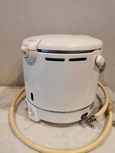 引き取り限定 ガス炊飯器ホース付き 一升 すぐ使える