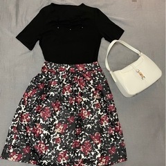 ZEMUN  黒　半袖　カットソー　レディース　美品　オフィスカ...