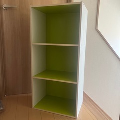 3段カラーボックス