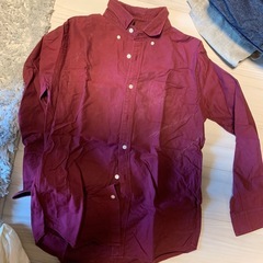 ワインレッドシャツ　GLOBAL WORK 