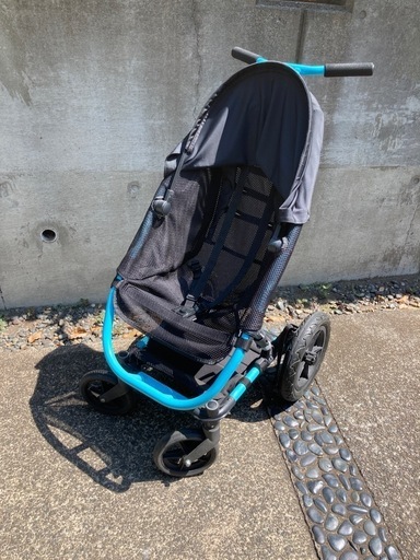 curio キュリオ　ベビーカー　スカイブルーフルセット