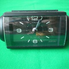 SEIKO RAIDEN　目覚まし時計 黒