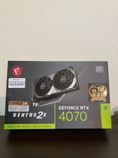 rtx4070 美品　2024年1月末新品購入　郵送はご相談ください　検　rtx4060