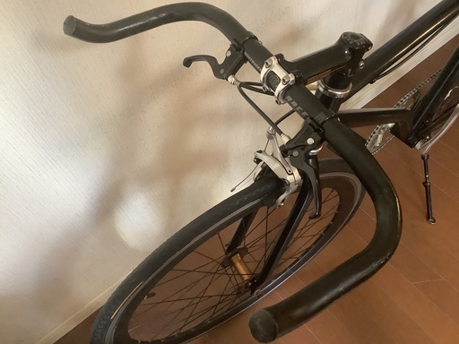 自転車ピストバイクBLACK (the ground) 横浜のロードバイクの中古