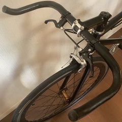 自転車　ピストバイク　BLACKの画像