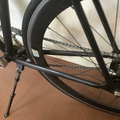 自転車　ピストバイク　BLACKの画像