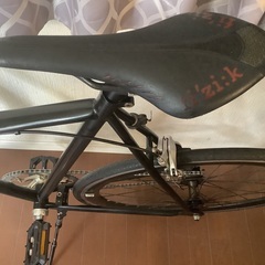 自転車　ピストバイク　BLACKの画像