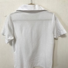 半袖　ポロシャツ　白　レディースMの画像