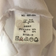 半袖　ポロシャツ　白　レディースMの画像
