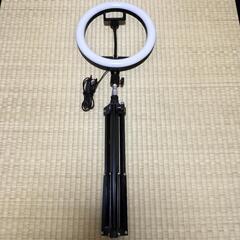 リングライト　スマホホルダー付