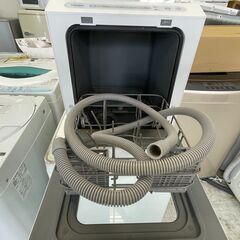一人暮らし用　食器洗い乾燥機2023年製　使用2カ月！！ラクアmini Plus TK-STTDPSWH [ホワイト]の画像