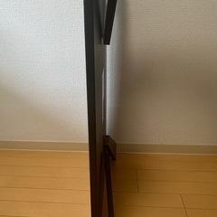 折り畳みローテーブル（ダークブラウン）の画像