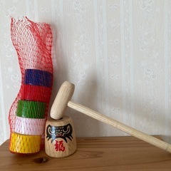 ガレージセール京都の民芸品 だるま落としの画像