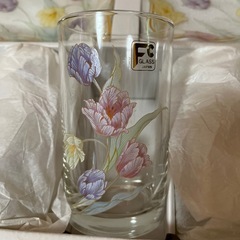 FC GLASSコップ5個、小皿5枚セットの画像