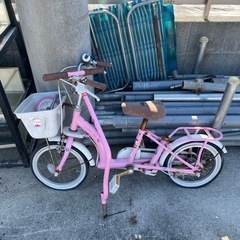 受け渡し予定者決定しました　自転車　補助輪無しの練習用に
