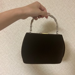 ミニハンドバッグ　ブラウンの画像